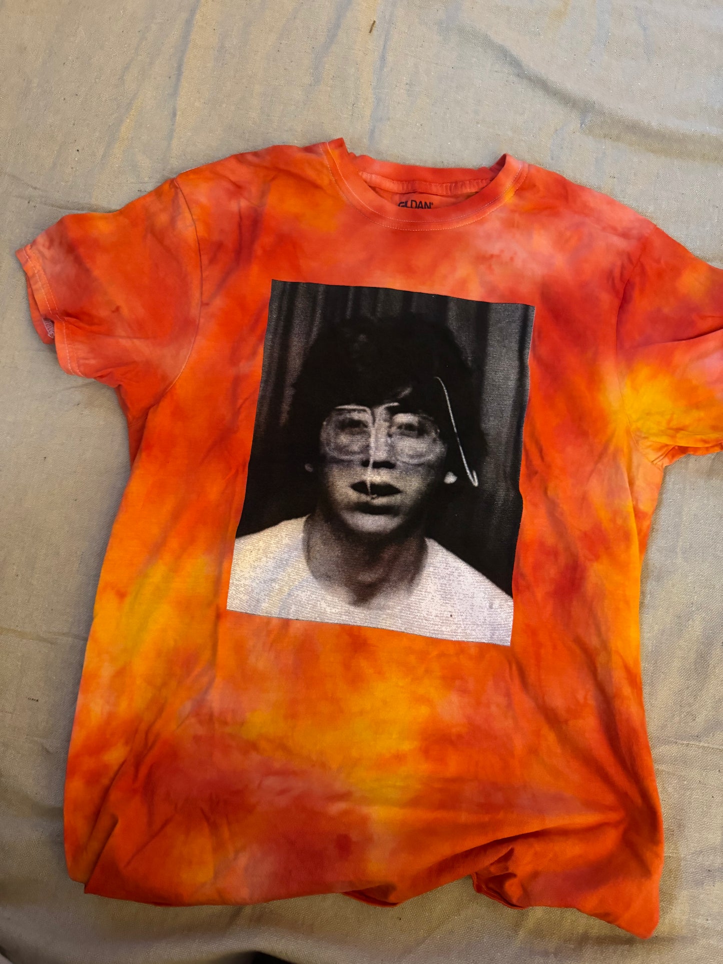 PREP SCHOOL HIPPIE TEE UPCYCLED Tie Dye T-Shirt - D18 Medium