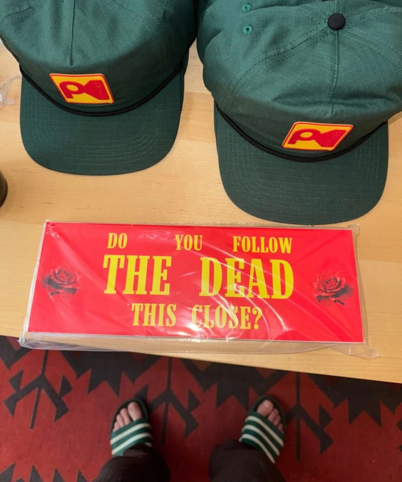 DO YOU FOLLOW THE DEAD THIS CLOSE? Bumper Sticker