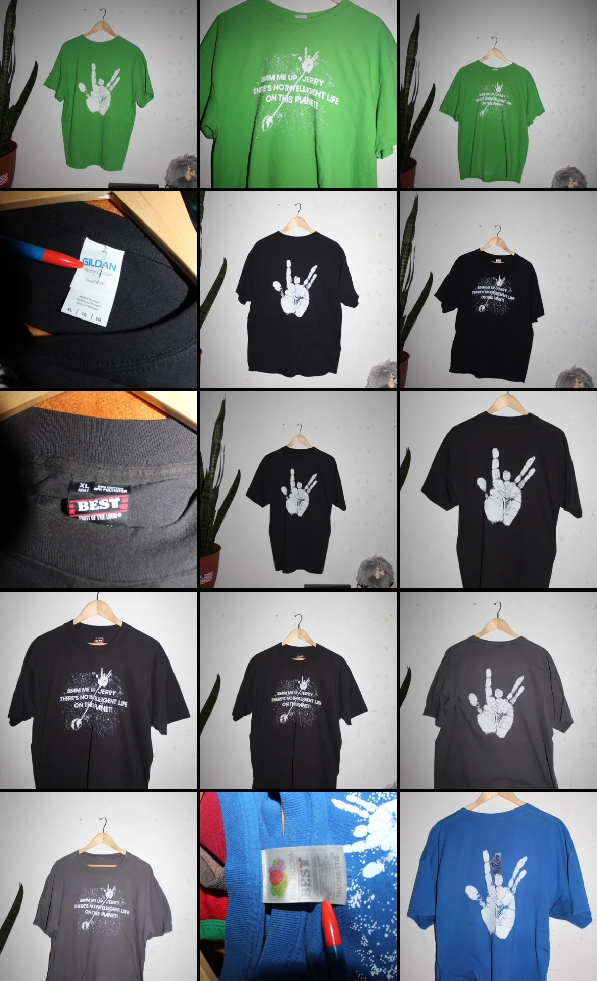 BEAM ME UP JERRY TEE (VINTAGE & UPCYCLED)